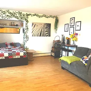  Appartement Entire Loft - Elevator - Balcony - Free P - 10m Downtown